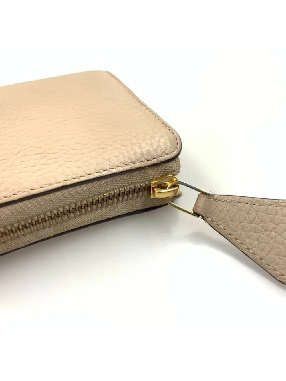 Louis Vuitton Portefeuille Comet L-shaped Zipper Wallet Beige